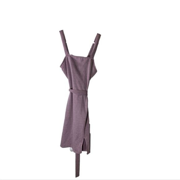 Just Polly Small Purple Plaid Dress‎ - Picture 1 of 4